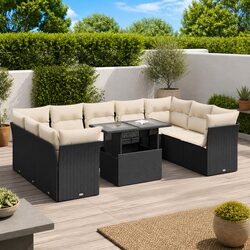 Practical 10 Piece Garden Sofa Set for Your Outdoor Needs