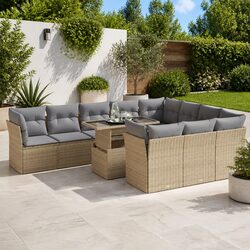 Versatile 11 Piece Garden Sofa Set for Your Outdoor Spaces