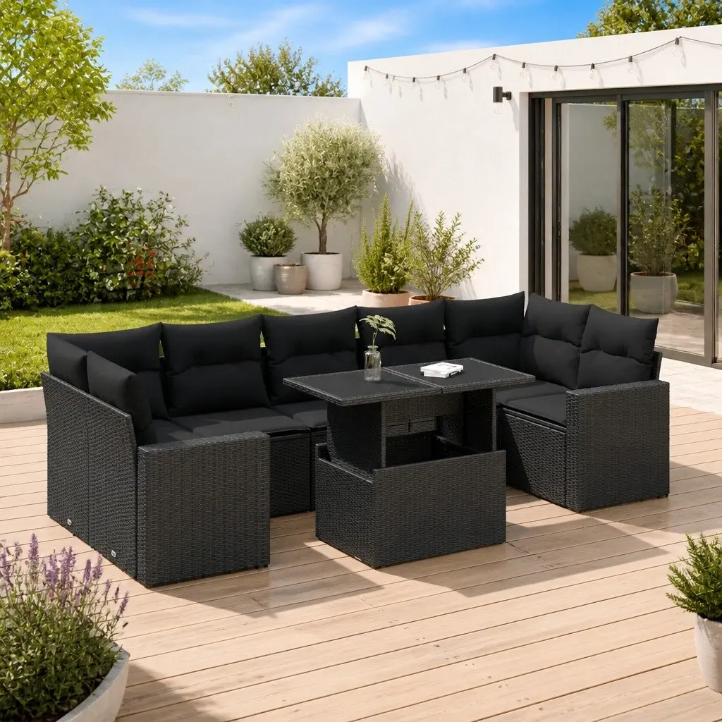 8-Piece Garden Sofa Set for Relaxation and Fun