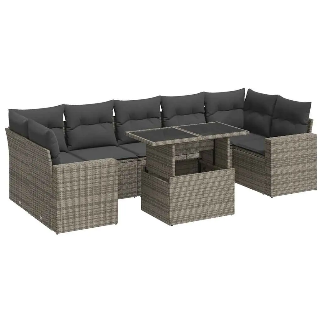 8 Piece Garden Sofa Set for Outdoor Relaxation