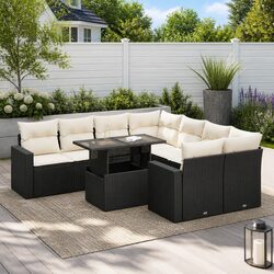 9-Piece Outdoor Sofa Set for Relaxed Gatherings