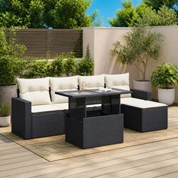 Practical 6-Piece Garden Sofa Set for Outdoor Spaces