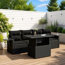 Practical 5 Piece Garden Sofa Set for Everyday Use