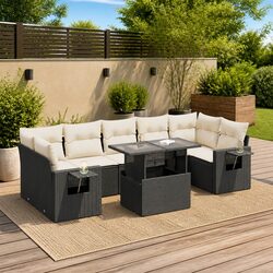 Practical 8 Piece Garden Sofa Set for Your Outdoor Space