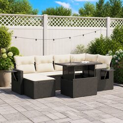 Functional 7 Piece Garden Sofa Set for Any Outdoor Area