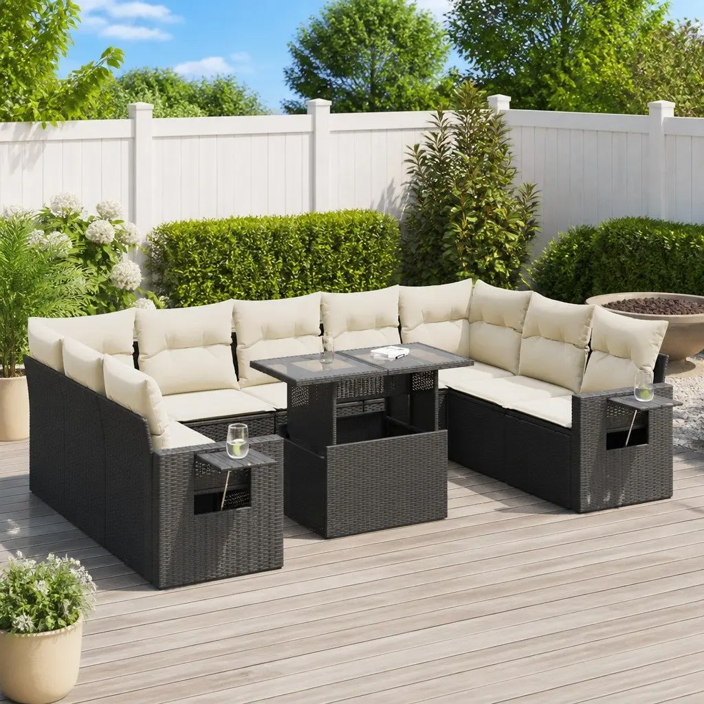 10-Piece Garden Sofa Set for Various Spaces
