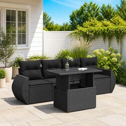 Functional 5-Piece Outdoor Sofa Set for Everyday Use