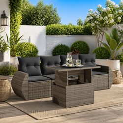 Practical 5 Piece Outdoor Sofa Set for Your Backyard