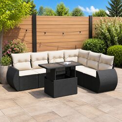 Practical 7-Piece Garden Sofa Set for Outdoor Use