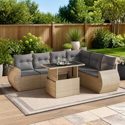 Versatile 7-Piece Sofa Set for Your Outdoor Living