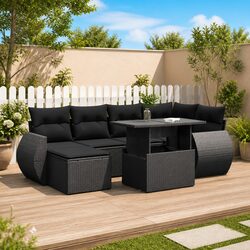 Practical 7-Piece Garden Sofa Set for Everyday Use