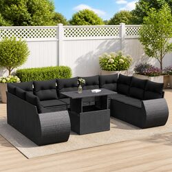 Perfect Fit for Your Outdoor Areas: 10-Piece Sofa Set