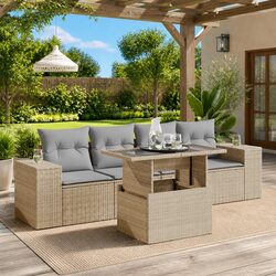 Practical 5-Piece Outdoor Sofa Set for Your Patio