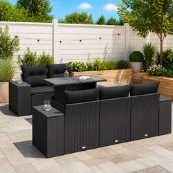 6-Piece Modular Garden Sofa Set for Various Settings