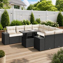 Practical 9-Piece Garden Sofa Set for Any Outdoor Area