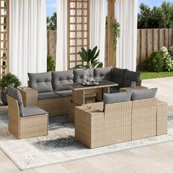 Versatile 9-Piece Garden Sofa Set for All Outdoor Needs