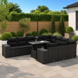 Practical 11-Piece Modular Sofa Set for Your Patio