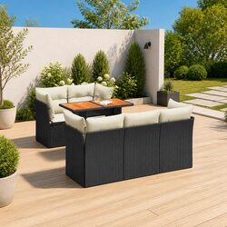 Practical 6-Piece Garden Sofa Set for Any Outdoor Space