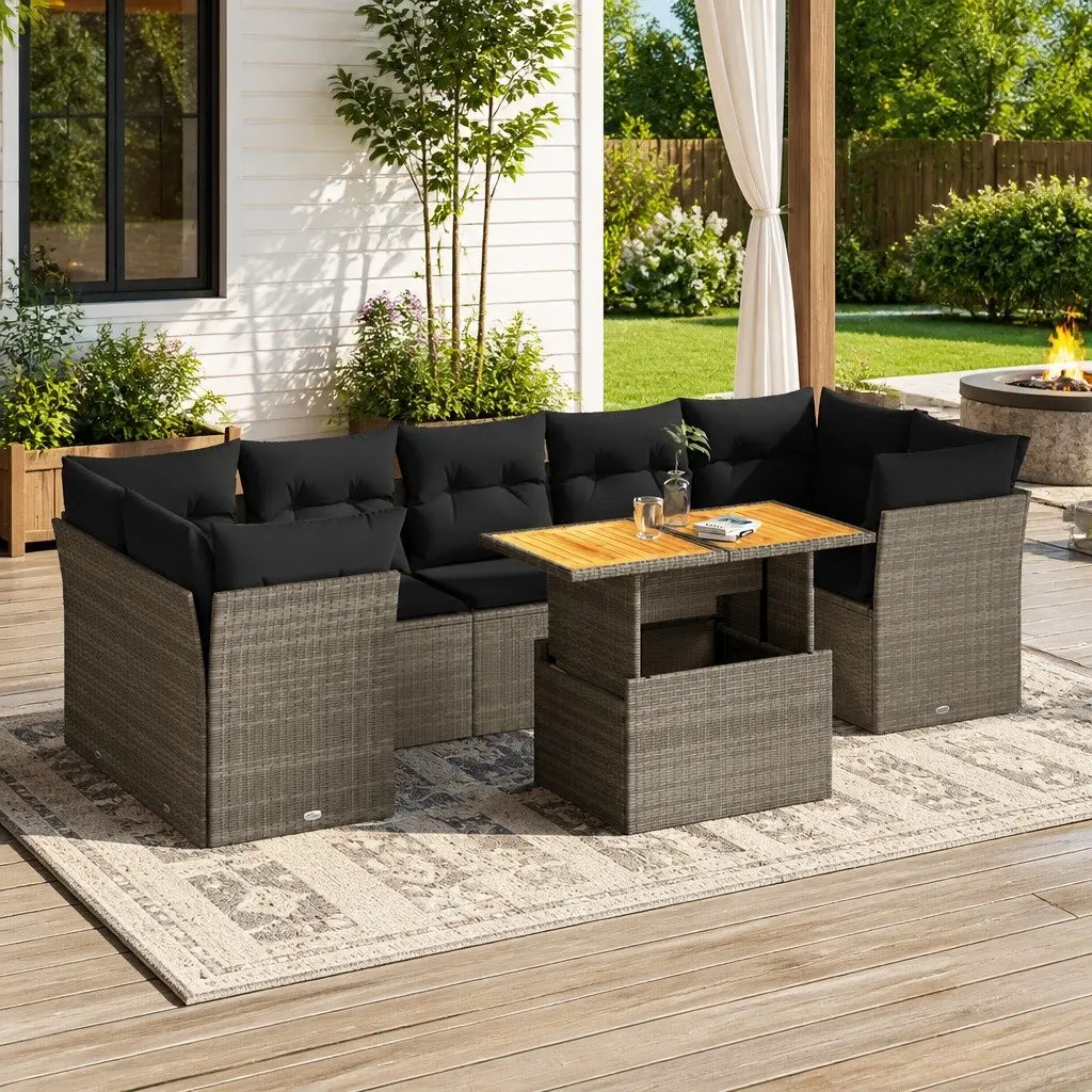 8 Piece Outdoor Sofa Set for Various Uses
