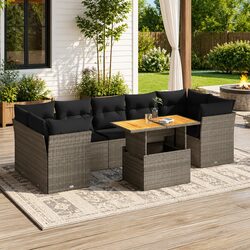 Practical 8 Piece Outdoor Sofa Set for Various Uses