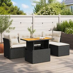 6-Piece Garden Sofa Set for Outdoor Comfort