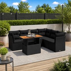 Perfect Fit: 7 Piece Garden Sofa Set for Your Patio