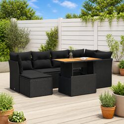 Practical 7-Piece Garden Sofa for Any Outdoor Setting
