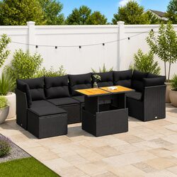 Ideal 8 Piece Garden Sofa Set for Your Home