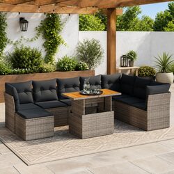 Versatile 9 Piece Outdoor Sofa Set for Any Home
