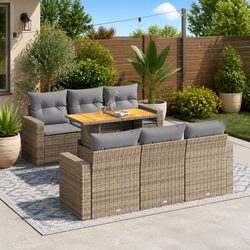 Practical 7-Piece Garden Sofa Set for Every Home