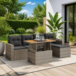 Practical 6-Piece Sofa Set for Your Outdoor Living Area