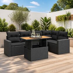 6-Piece Garden Sofa Set for Everyday Outdoor Use