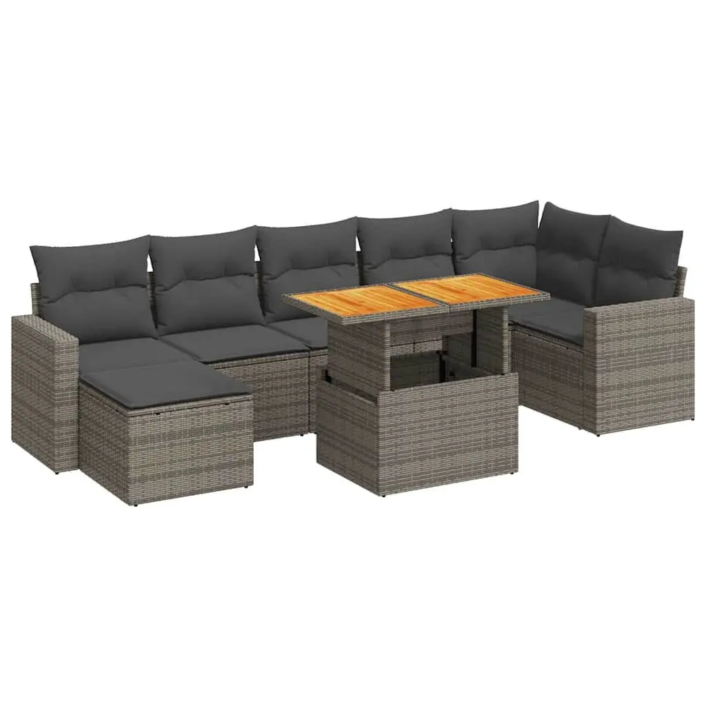 8-Piece Garden Sofa Set for Outdoor Use