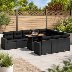 Versatile 11 Piece Garden Sofa Set for Your Outdoor Living