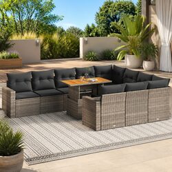 Practical 11-Piece Sofa Set for Your Outdoor Needs