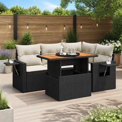 Flexible Garden Sofa Set: 5 Pieces for Your Patio