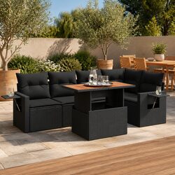 Versatile 6-Piece Garden Sofa Set for Any Outdoor Setting