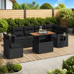 Ideal for Your Backyard: 7-Piece Garden Sofa Set