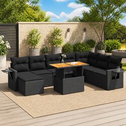 Practical 9-Piece Outdoor Sofa Set for Any Space