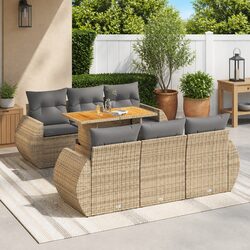 Versatile 7 Piece Outdoor Sofa Set for Relaxing Evenings
