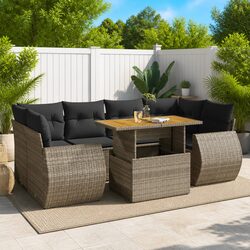 Versatile 7-Piece Garden Sofa Set for Any Outdoor Space