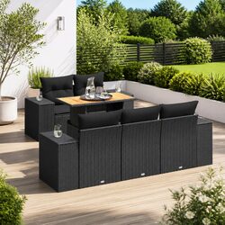 Practical 6-Piece Outdoor Sofa Set for Versatile Use