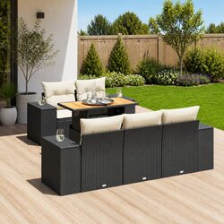 Practical 6-Piece Garden Sofa Set for Any Outdoor Area