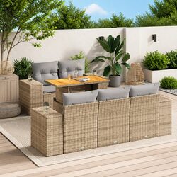 Practical 6-Piece Sofa Set for Outdoor Enjoyment