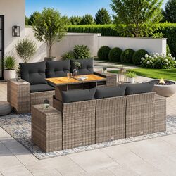7 Piece Garden Sofa Set for Outdoor Relaxation