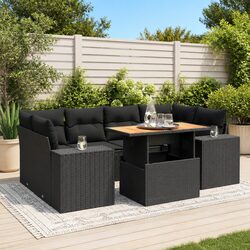 Practical 7 Piece Garden Sofa Set for Any Outdoor Area