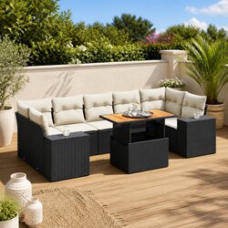 Practical 8-Piece Garden Sofa Set for Outdoor Living