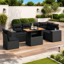 Practical 7 Piece Garden Sofa Set for Your Outdoor Needs