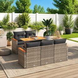 Versatile 6 Piece Outdoor Sofa Set for Your Home