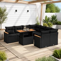 Versatile 9-Piece Garden Sofa Set for Your Outdoor Use